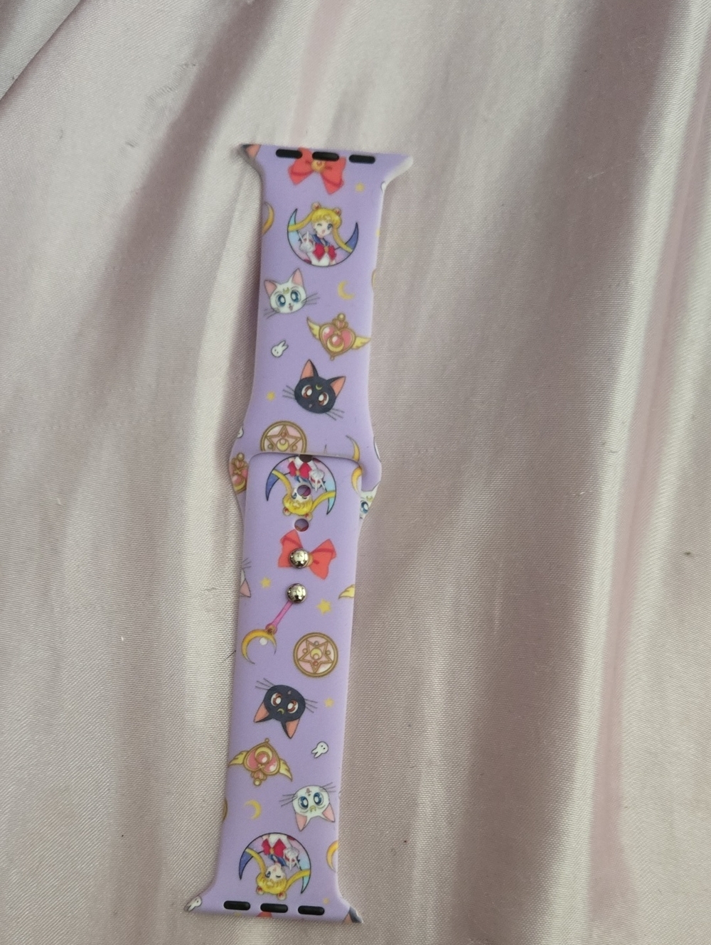 Lavender Sailor Moon Silicone Apple Watch Band